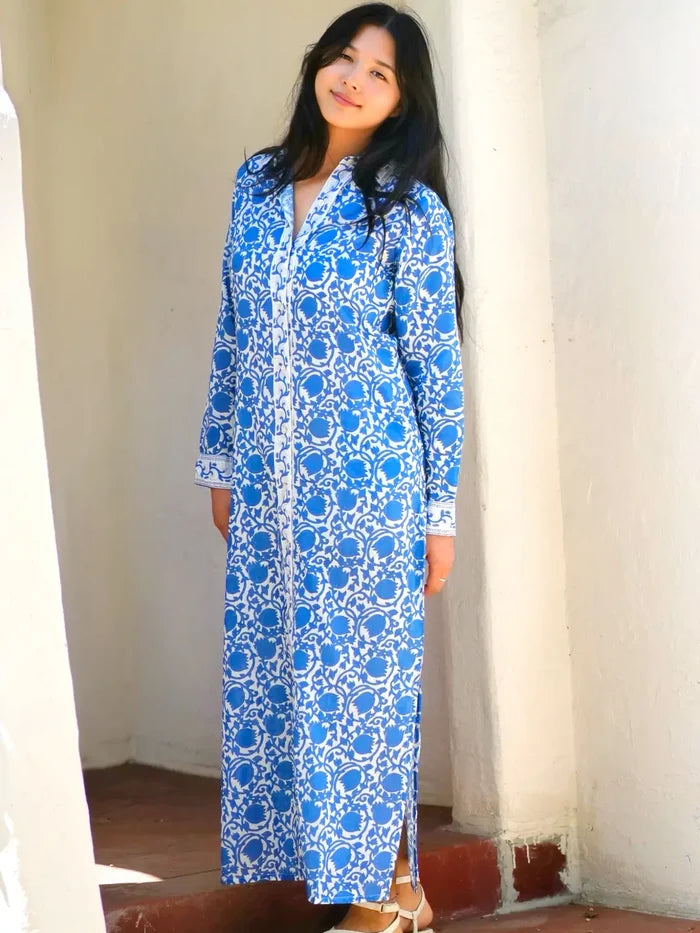 Adriana Shirt Dress Blue