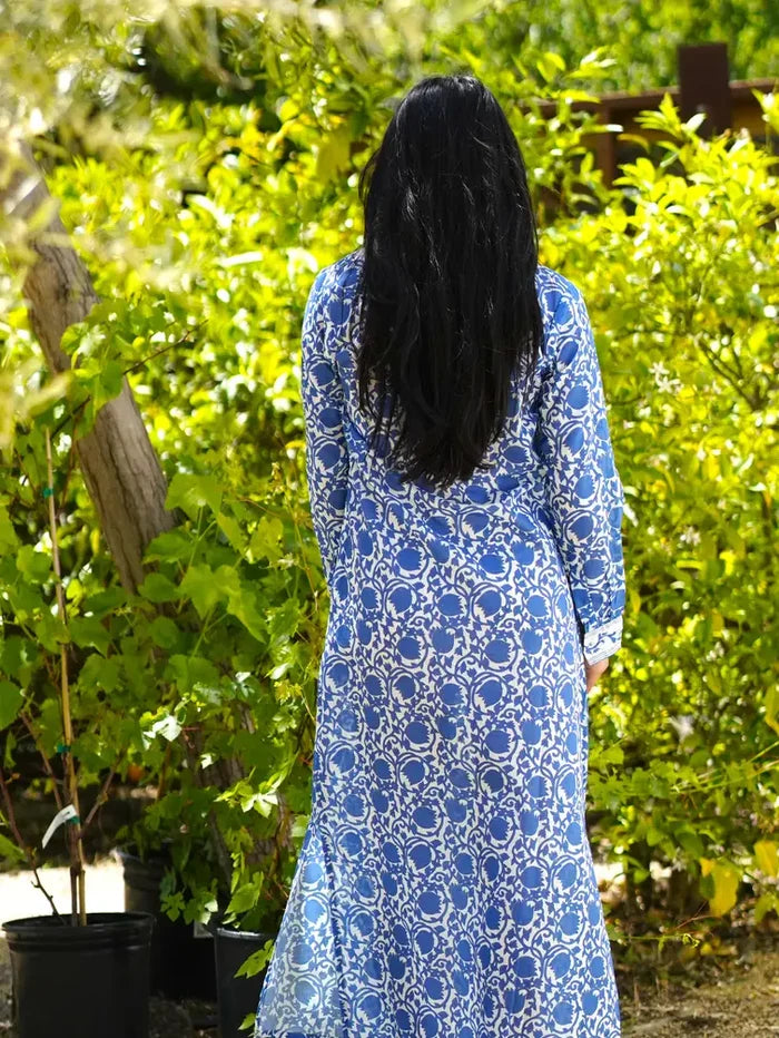 Adriana Shirt Dress Blue