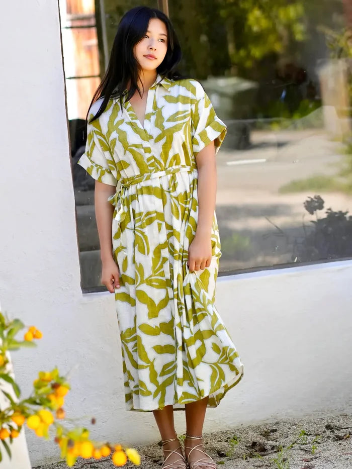 Brigitte Abstract Print Dress