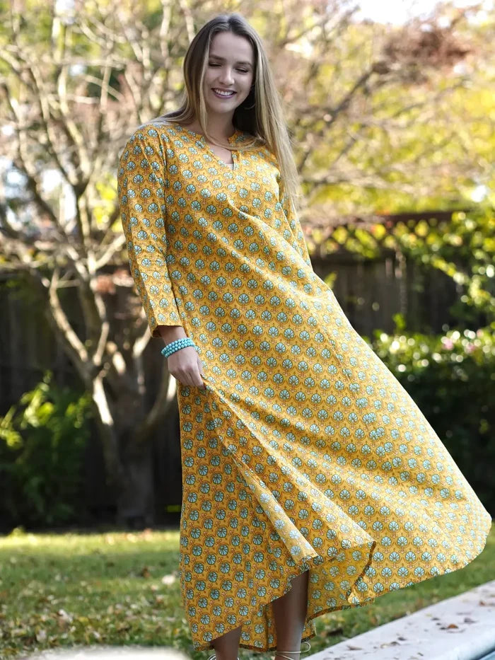Calypso Dress Mustard