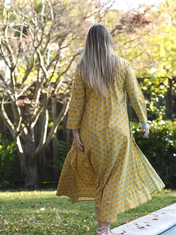 Calypso Dress Mustard