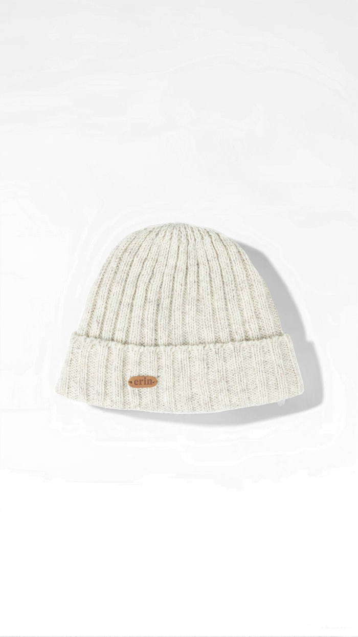 Rib Pullon Hat Turnup | Oatmeal