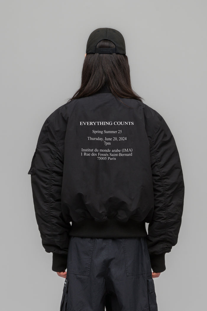"GUEST LIST" CLASSIC BOMBER JACKET - 032c