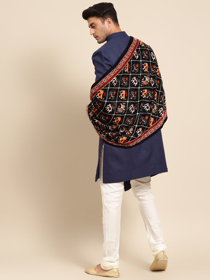 Men Multi Color Printed Dupatta