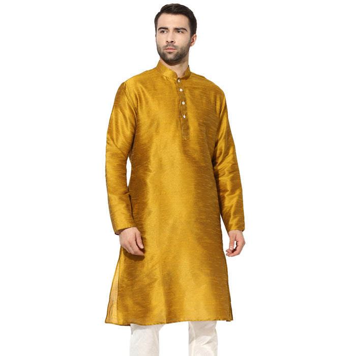 Men Yellow Kurta