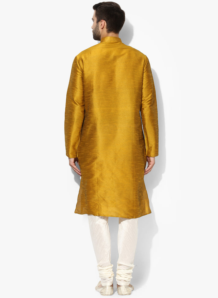 Men Yellow Kurta