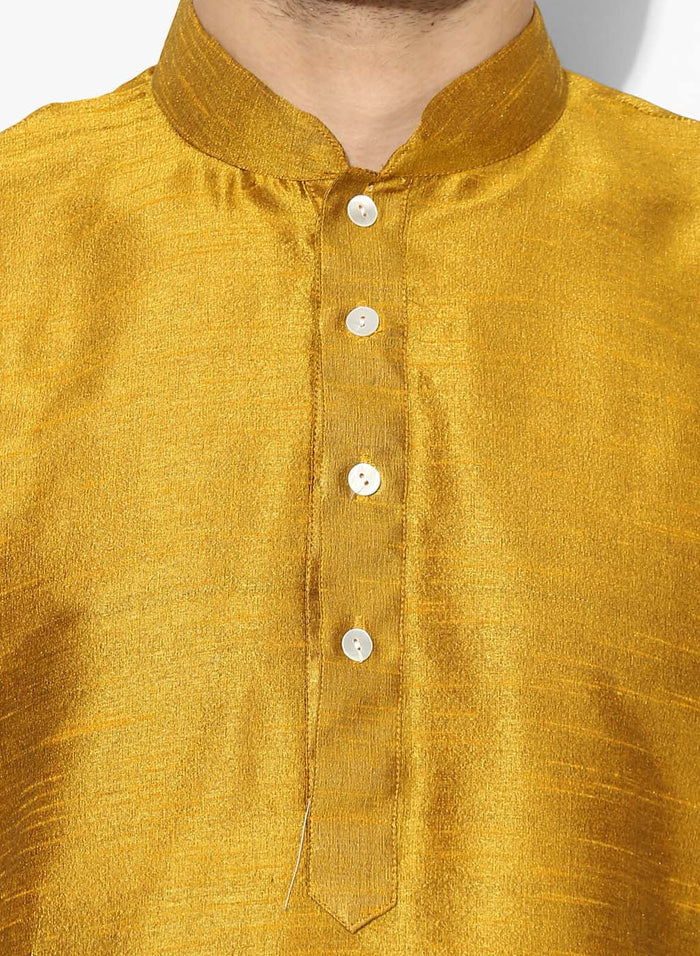 Men Yellow Kurta