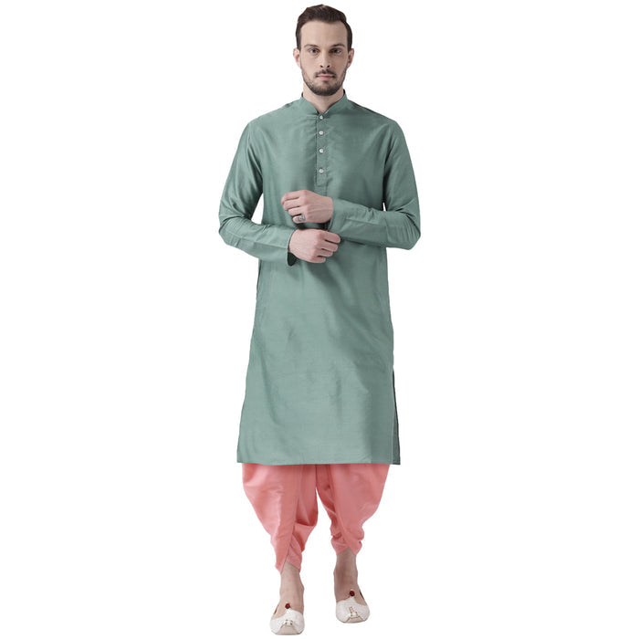 Mint Green Kurta Dhoti Set