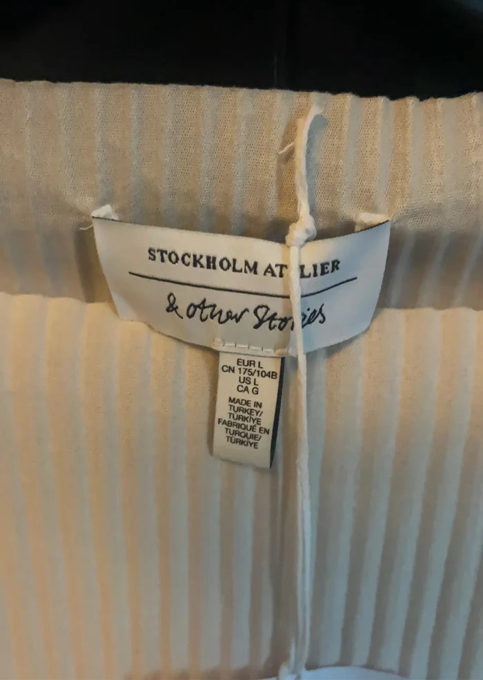 & Other Stories Light Pink Stretch-blus NWT