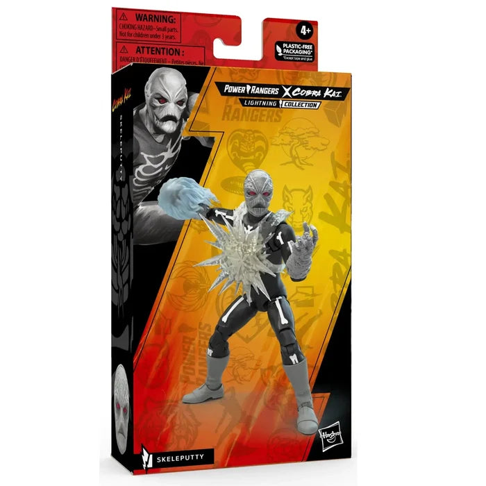 Power Rangers Cobra Kai Skeleputty action figure in box packaging