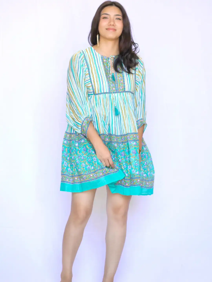 Raya Mini Dress Stripe