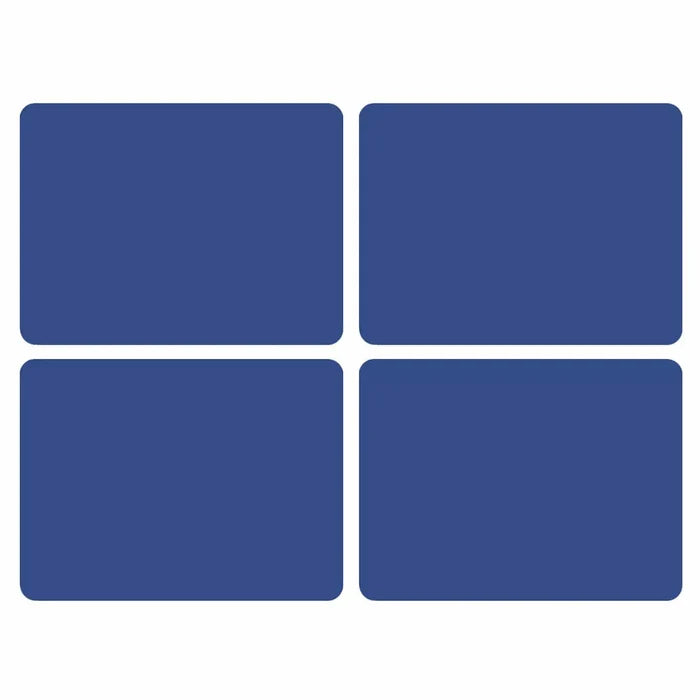 Set of 4 Large Placemats Classic Designs Cork Back Table Mats